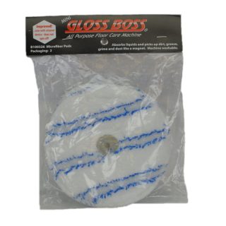 Pads, Microfiber Gloss Boss 2Pk Part Number: B100326 for Pullman-Holt