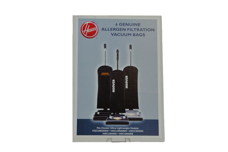 Paper Bag, :( Allergn HEPA HSC Series HSCU8000BN 6 Part Number: 93001849 for Hoover