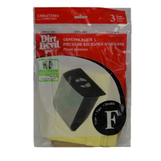 Paper Bag, Can Vac Type F Micro Fresh 3 Pk Part Number: 3300475001 for Royal