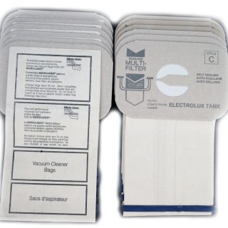 Paper Bag, DVC Electrolux Style C MicroL 100Pk Part Number: 413006 for Electrolux Replacement