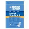 Paper Bag, DVC Panasonic U/U3/U6  MicroL 3Pk Part Number: 435597 for Panasonic Replacement