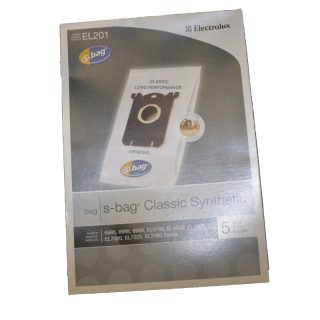 Paper Bag, Electrolux Synthetic S-bag 5Pk Part Number: EL201A for Eureka
