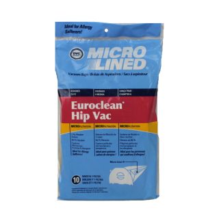 Paper Bag, :( Euroclean Hip-Vac 10Pk + 1 Filters D Part Number: 471518 for Advance Replacement