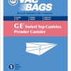 Paper Bag, :( GE Swivel Top Canister 5 Pk Part Number: 405329 for GE/Premier Replacement
