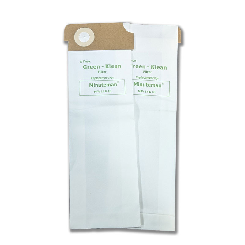Paper Bag, GK Minuteman MPV upright 10Pk Part Number: GK-MPV14 for Minuteman Replacement