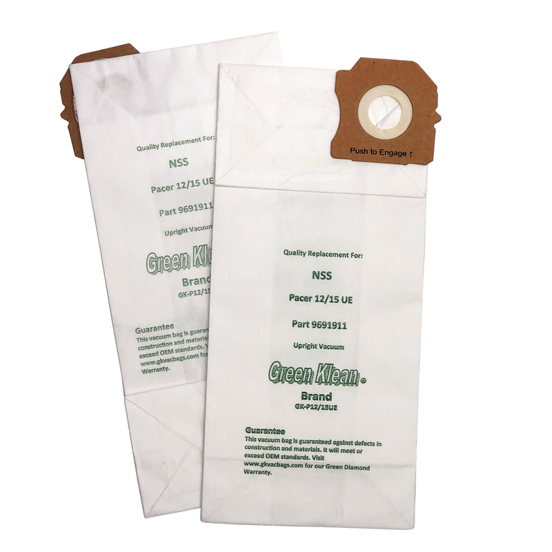 Paper Bag, GK NSS Pacer 12UE/15UE Upright 10 Pk Part Number: GK-P12/15UE for NSS Replacement