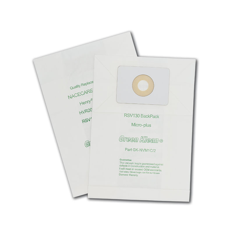 Paper Bag, GK Nacecare Henry/James 10Pk Part Number: GK-NVM1C for Nacecare Replacement