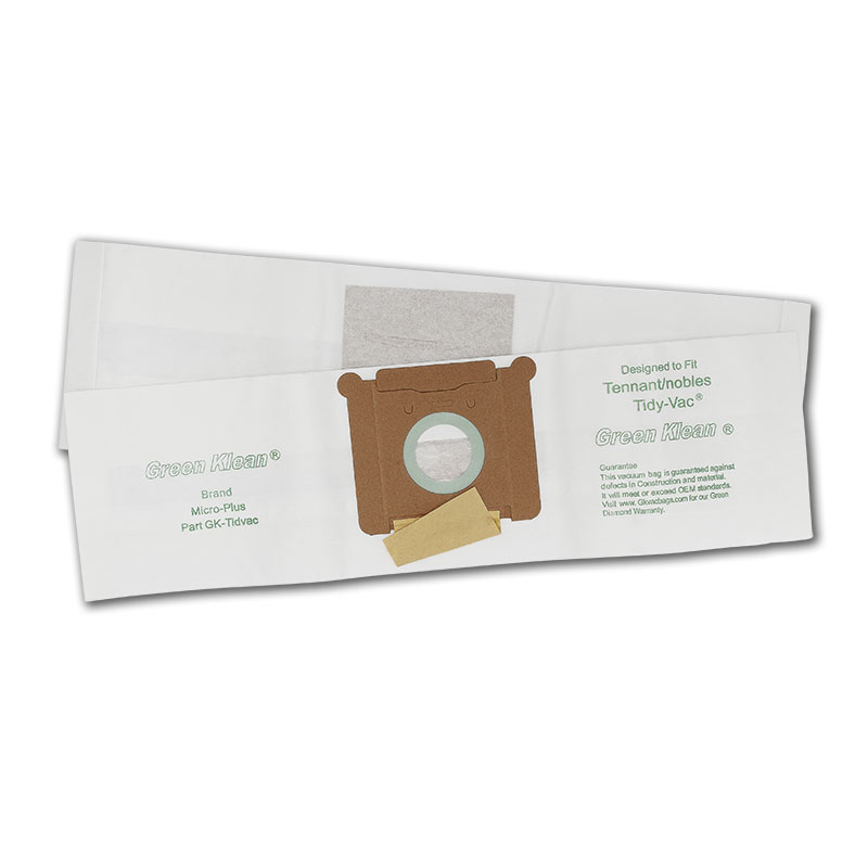 Paper Bag, GK Noble TidyVac,Tennt3400 10Pk Part Number: GK-TIDVAC for Tennant Replacement