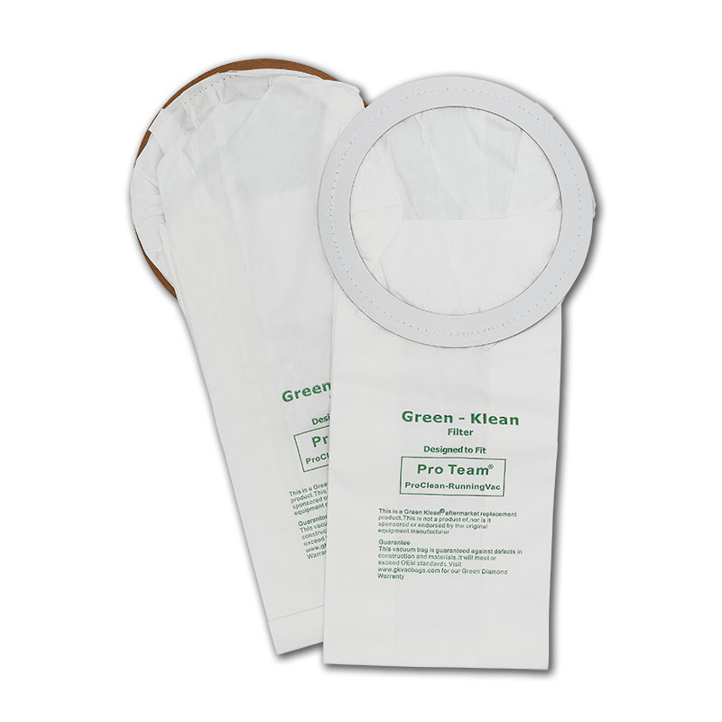 Paper Bag, GK ProTeam ProClean,QuietPro 10Pk Part Number: GK-PROCLN for Proteam Replacement