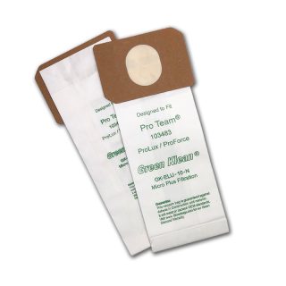 Paper Bag, GK ProTeam upright 10Pk Part Number: GK-ELU-10-N for Proteam Replacement
