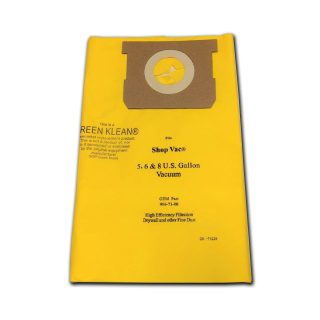 Paper Bag, GK Shop Vac 5-8 gal 712-25 2Pk Part Number: GK-71225 for Shop Vac Replacement