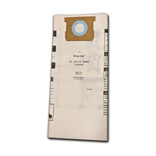 Paper Bag, GK ShopVac 16-22 gal 540-06 3Pk Part Number: GK-54005 for Shop Vac Replacement