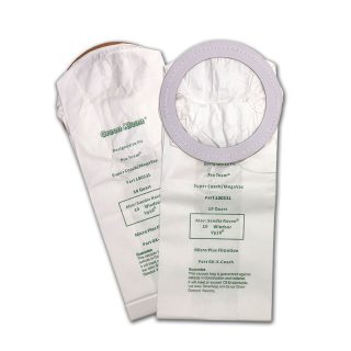 Paper Bag, GK SuperC, MegaV 10QT Backpk Micro 10Pk Part Number: GK-S-Coach for Proteam Replacement