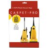 HEPA BAG 6PK CARPET PRO CPU1 CPU2 CPU75 CPU85