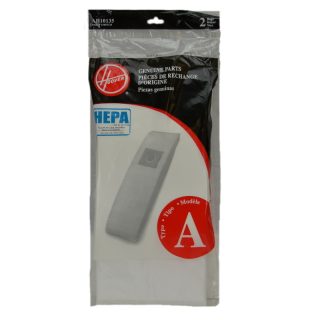 Paper Bag, HEPA Type A 2 Pk Part Number: AH10135 for Hoover