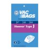 Paper Bag, Hoover Style J DVC Constel Slimline 3Pk Part Number: 486385 for Hoover Replacement