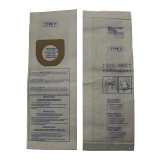 Paper Bag, Hoover Z Microlined Bulk 100CS Part Number: 541877C for Hoover Replacement