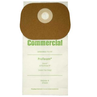 Paper Bag, Jansan Proteam Sierra Microlined 10Pk Part Number: 476625 for Proteam Replacement