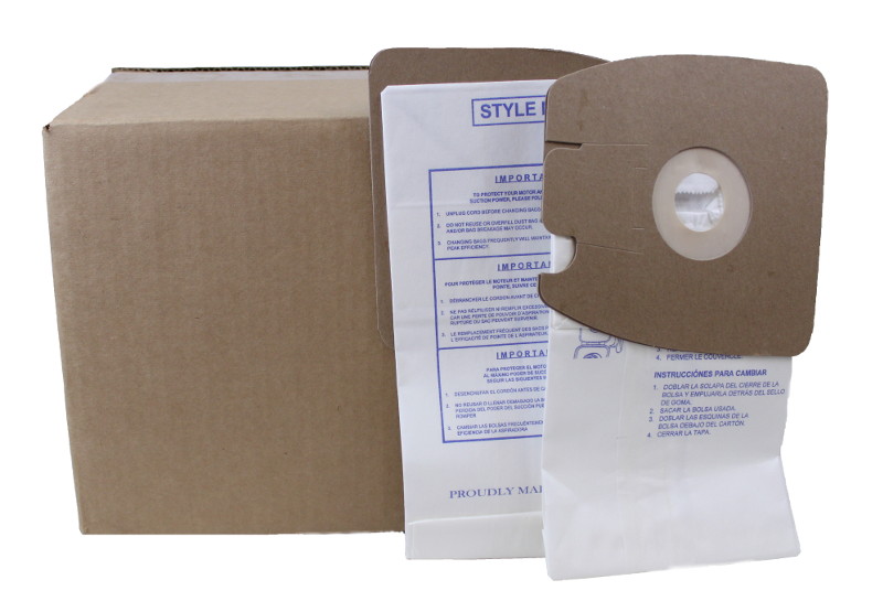 Paper Bag, MM Microlined Bulk 100CS Part Number: 566500 for Eureka Replacement