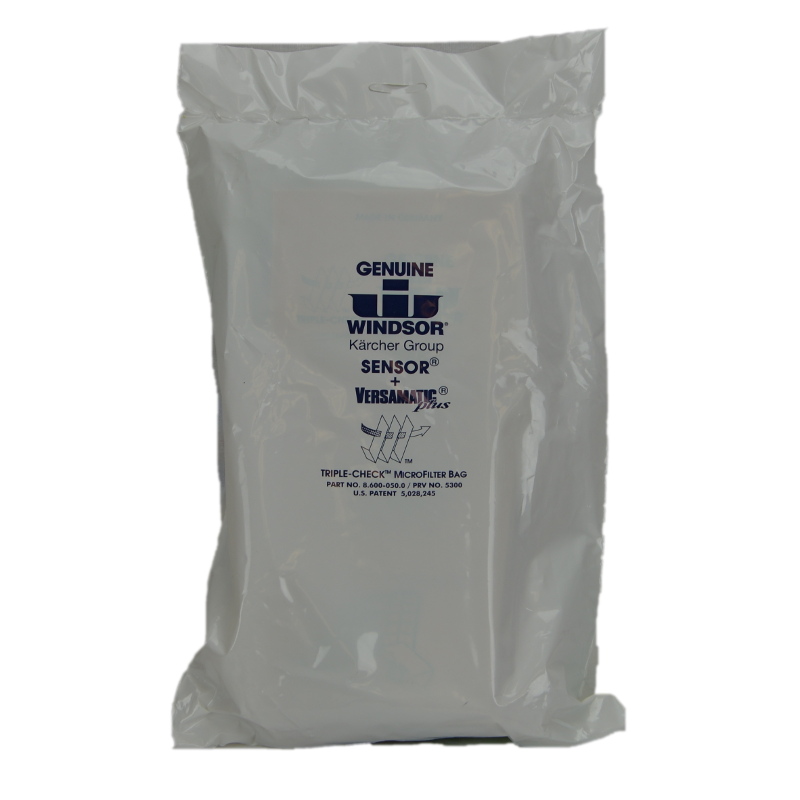 Paper Bag, Windsor Sensor 10 Pk Part Number: 9.840-643.0 for Windsor