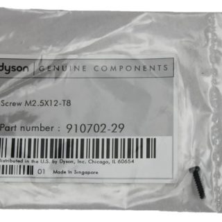 Screw, M2.5x12-T8 DC41/DC50/DC65/DC66/UP13/UP20 Part Number: 910702-29 for Dyson