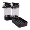 Sponge Holder, Black Swing Sider Duo Soap Dispense Part Number: 8550017 for Casabella