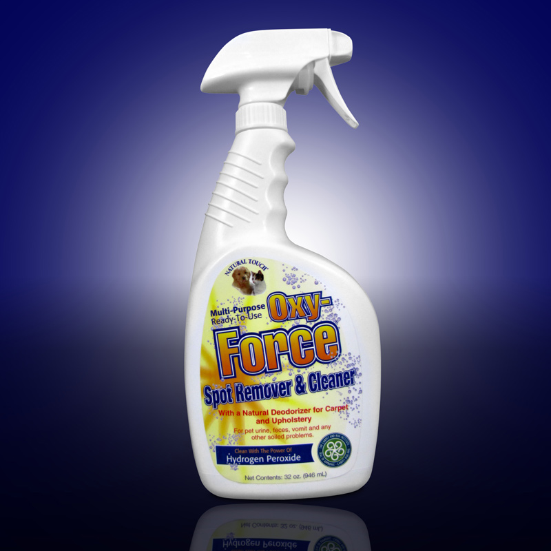Stain Remover, Oxy-Force Spot Remver/Cleaner 32oz Part Number: P32 OXYRTU for Counter Sale