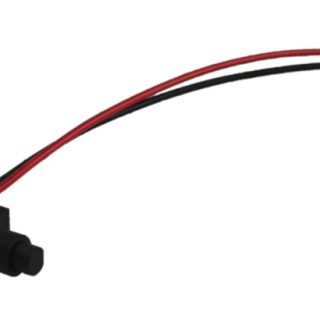 Switch, Black Circular Push Button 2 Leads C180010 Part Number: 59156686 for Hoover