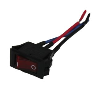 NO LONGER AVAILABLE Switch, :( Black/Red Rocker 3 Leads ORB550 Part Number: 53156-01 for Oreck