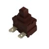 Switch, Brown Square Push Button UH70100 Part Number: 28218062 for Hoover