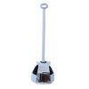 Toilet Plunger, Plunger with Base White/Black Part Number: 8544868 for Casabella