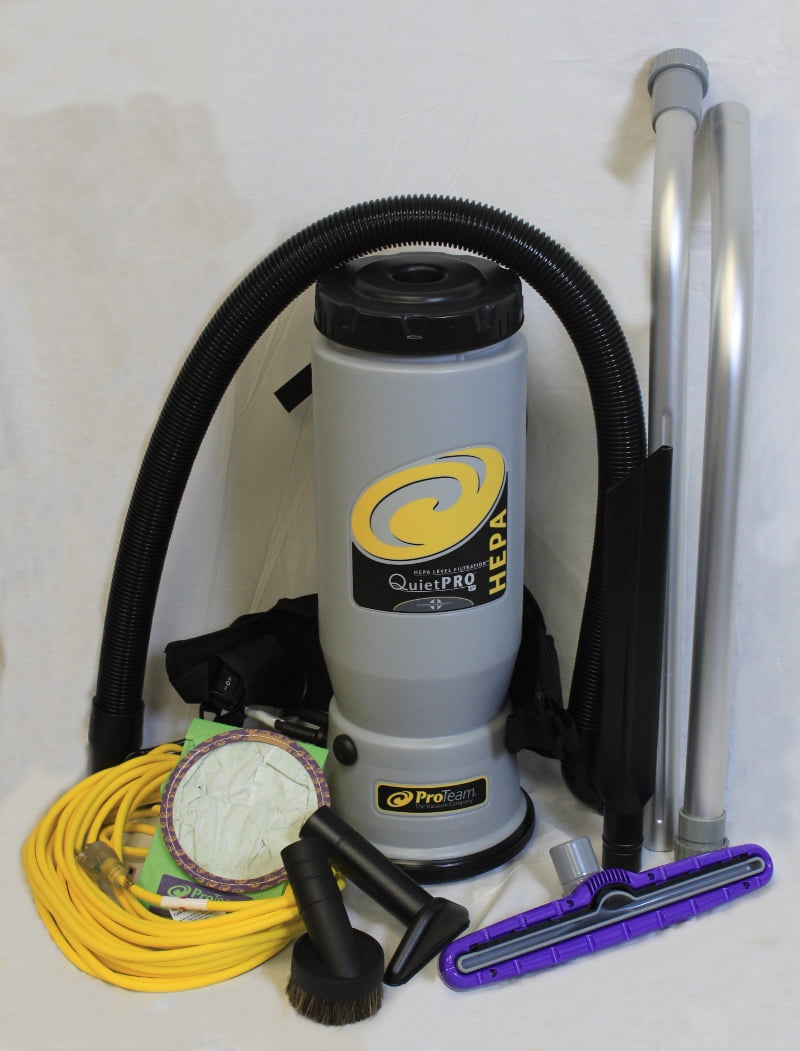 VAC, QUIETPRO BACKPACK HEPA W/107100 KIT Part Number: 107146 for Proteam