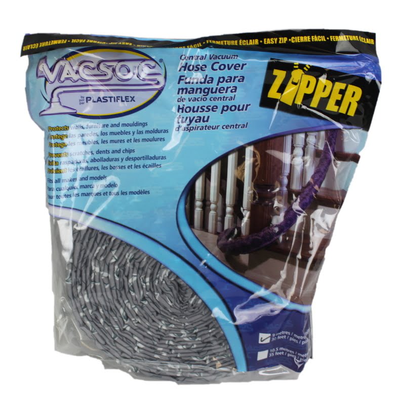 Vacsock, Gray 30' Quilted Padded W/Zipper Part Number: VS-PZPL30 for Fitall