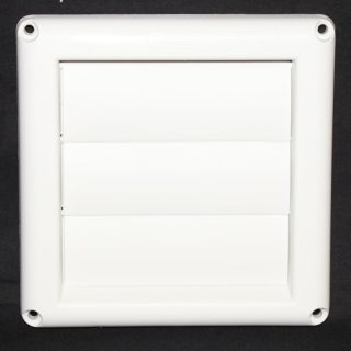 Vent, White Louvered Door Exhaust Part Number: 765540W for Electrolux
