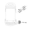 WHEEL, SIERRA BACKPACK Part Number: 106895 for Proteam