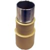Wall End, Metal Tube With 1-3/8" Wire Hose Cuff Part Number: 06-1302-08 for Built-In