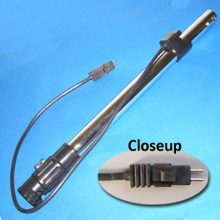 Wand, Blk/Chrome Lwr Old Sty W/Cord Haydn/Ken/Pana Part Number: 70315 for Hayden Replacement
