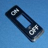 Window, Black Switch Cover CR68 Part Number: 700117301 for Cirrus