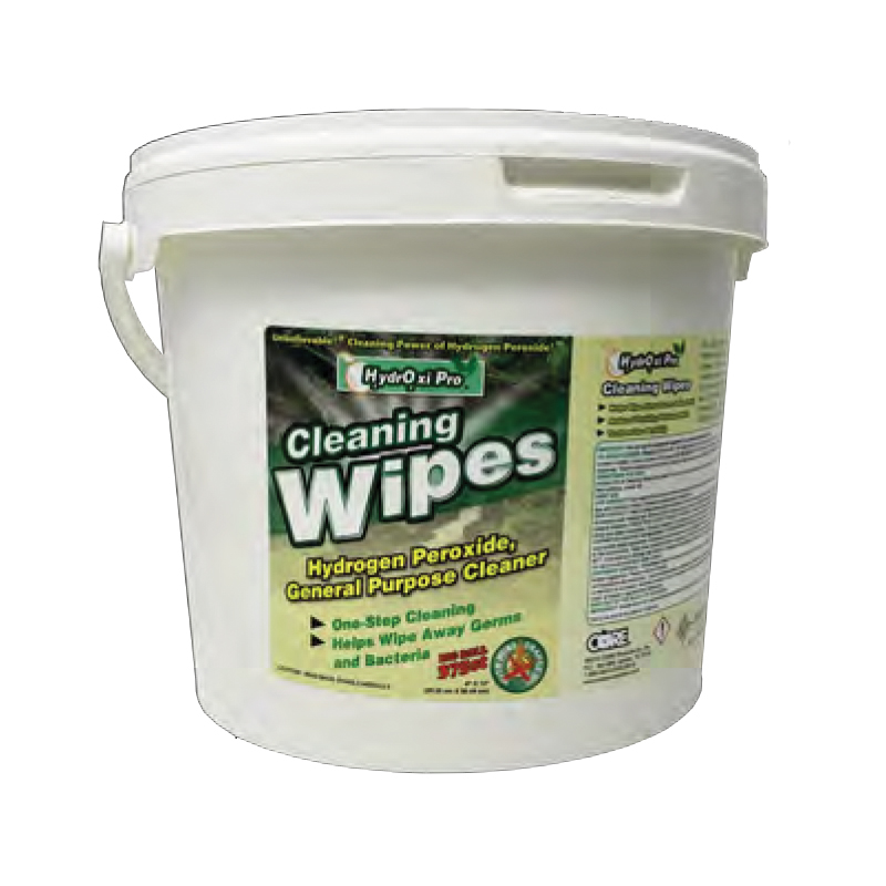 Wipes, Cleaning Hydroxi Pro 375ct Part Number: HPCW-375P for Counter Sale