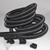 1 1/4 X 35' Crushproof Hose-Black For: fit all, central vac