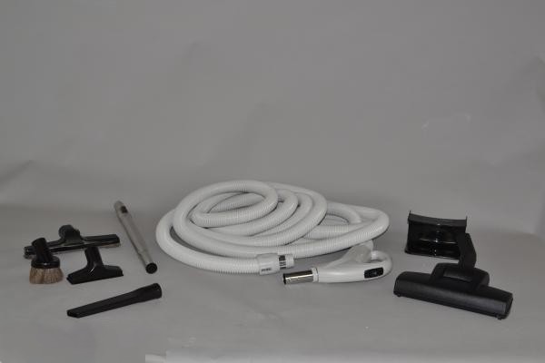 Central Vac Low Voltage Kit - 30Ft Hose - W/Tk286 Noz. For: fit all, central vac