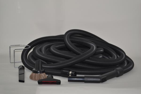 Garage Kit-Titan T3 - 50' Black Hose - W/Tools For: fit all, central vac