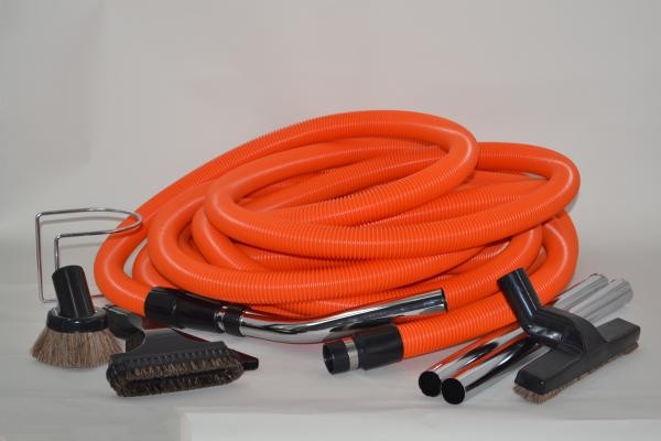 Garage Kit-Titan T3 - 50' Orange - W/ Fitall Tools For: fit all, central vac