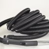 Hose Complete-30Ft - Central Vac - Crush Proof - Black For: fit all, central vac