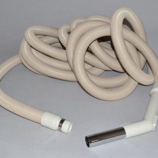 Hose Complete-30Ft - White - Central Vac - Crush Proof For: fit all, central vac