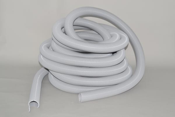 Hose - Crush Proof - 1 3/8 X 50' - Gray - Central Vac For: plastiflex