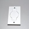 Inlet - Flush Mount - White-Beam Cantral Vac For: koblenz