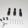Latch Kit-Proteam Linevacer - 3 Latches W/3 Locks -
6 Fastening Rivets - 6 Washers For: proteam