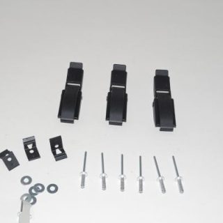 Latch Kit-Proteam Linevacer - 3 Latches W/3 Locks -
6 Fastening Rivets - 6 Washers For: proteam