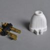 Male Grip Plug/ White For: fit all, residential